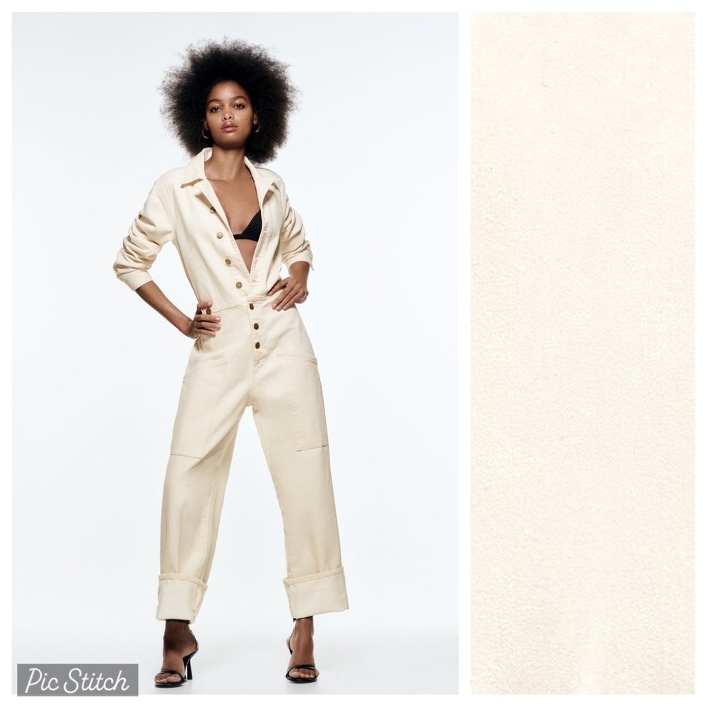 Zara Cream Jumpsuit